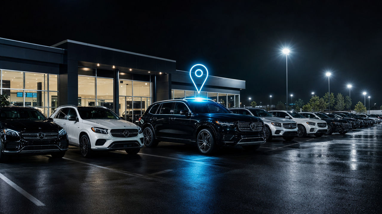 Dealership vehicle theft protection with FortiTrak AI GPS tracking