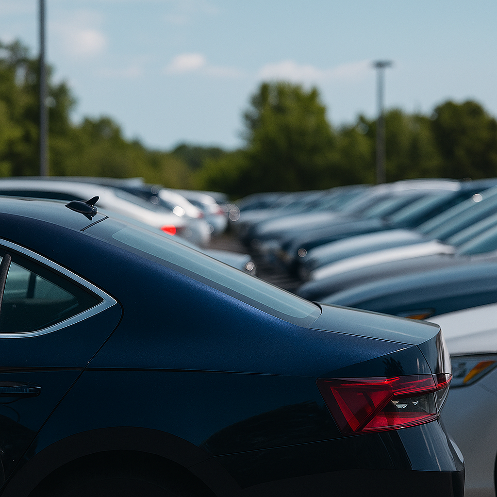 dealership parking lot