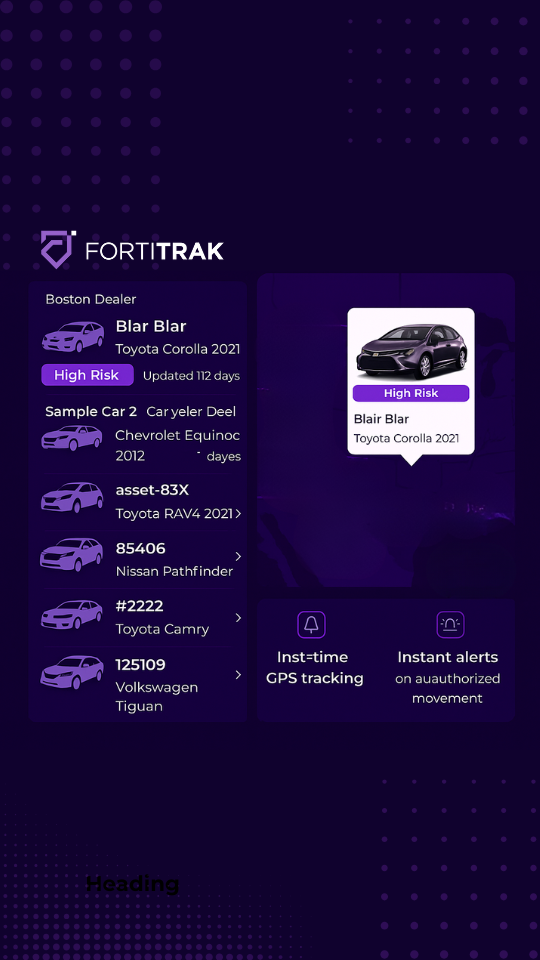 car theft platform